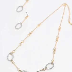 Soul Jewellery Two Tone Oval Necklace* Necklaces