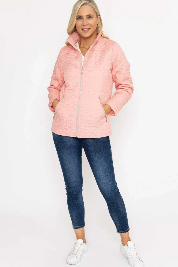 Voulez Vous Ultrasonic Quilt Jacket In Pink*Women Coats & Jackets