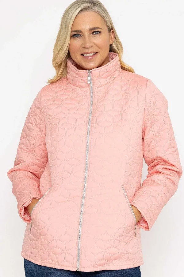 Voulez Vous Ultrasonic Quilt Jacket In Pink*Women Coats & Jackets