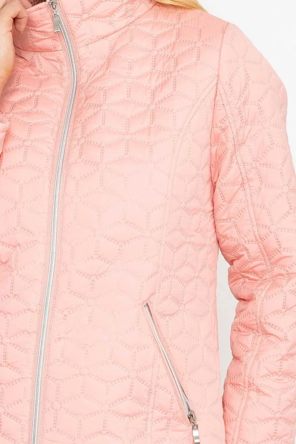 Voulez Vous Ultrasonic Quilt Jacket In Pink*Women Coats & Jackets