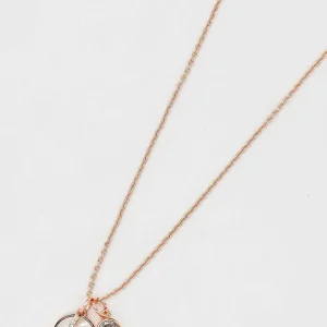 Cherish V Initial Necklace In Rose Gold* Jewellery