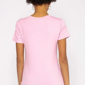 Kelly & Grace Weekend V Neck Tee In Blush*Women Tops & Blouses