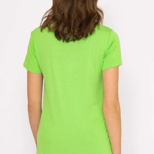 Kelly & Grace Weekend V Neck Tee In Green*Women Tops & Blouses