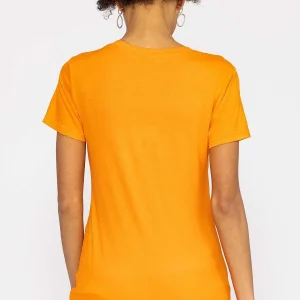 Kelly & Grace Weekend V Neck Tee In Orange*Women Tops & Blouses