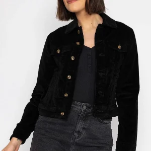 Oraije Vaina Velvet Jacket In Black*Women Coats & Jackets