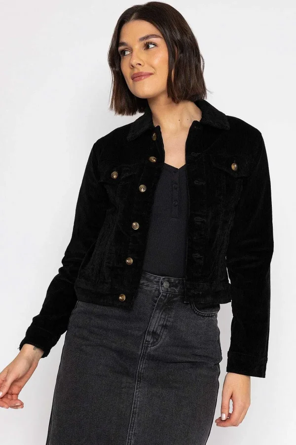 Oraije Vaina Velvet Jacket In Black*Women Coats & Jackets