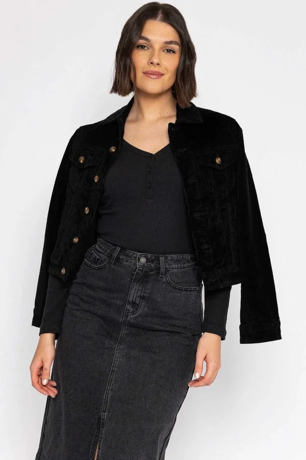 Oraije Vaina Velvet Jacket In Black*Women Coats & Jackets
