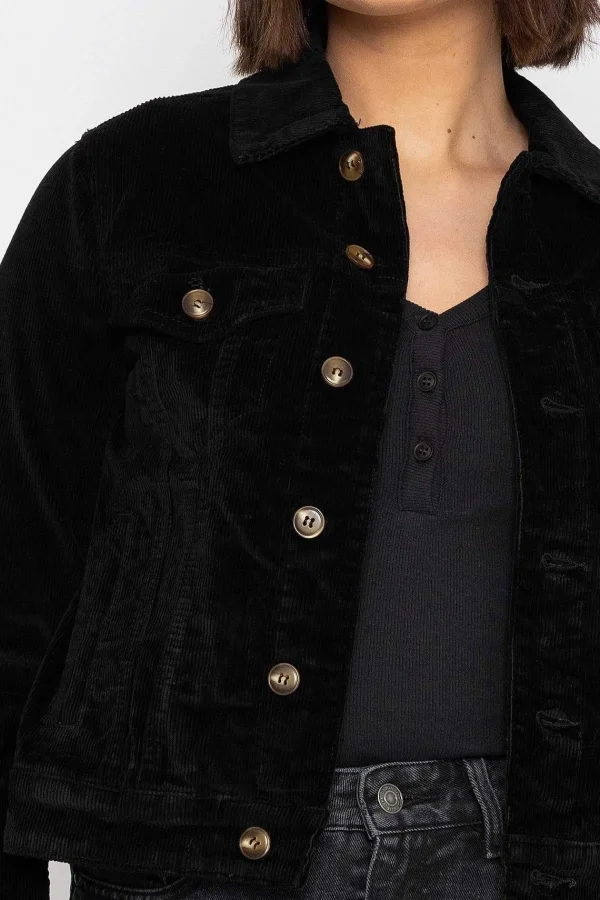 Oraije Vaina Velvet Jacket In Black*Women Coats & Jackets