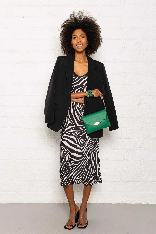 Pala D'oro Sport Valentina Midi Dress In Zebra Print* Sale Dresses