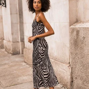 Pala D'oro Sport Valentina Midi Dress In Zebra Print* Sale Dresses