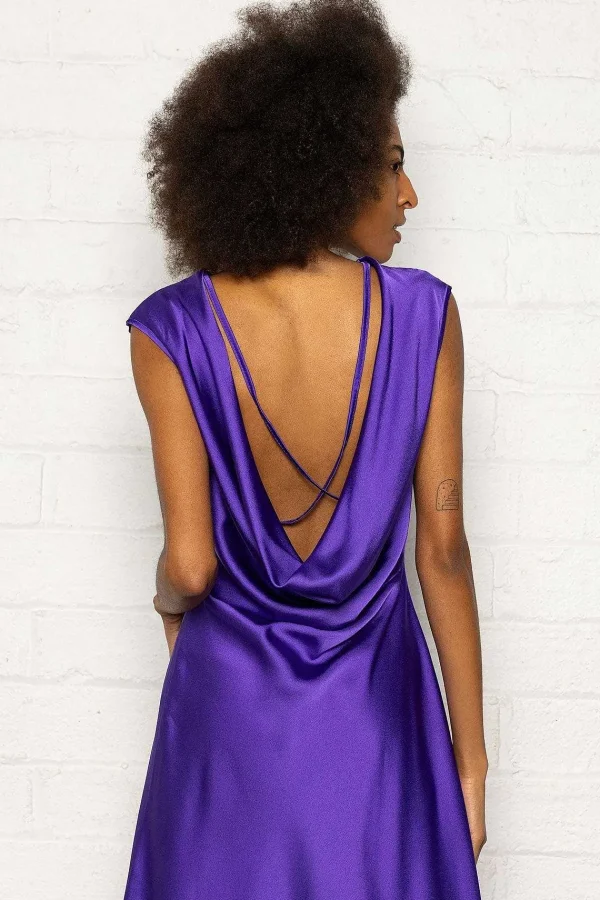 Pala D'oro Sport Vanessa Midi Dress In Purple*Women Dresses & Jumpsuits