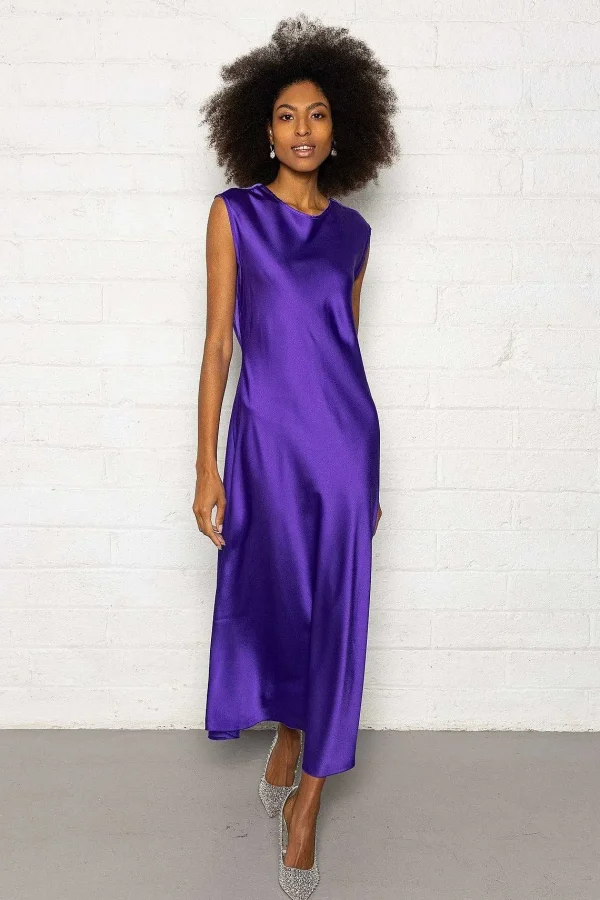 Pala D'oro Sport Vanessa Midi Dress In Purple*Women Dresses & Jumpsuits