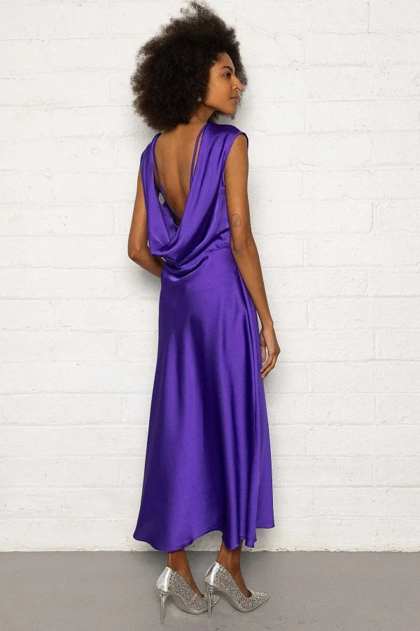 Pala D'oro Sport Vanessa Midi Dress In Purple*Women Dresses & Jumpsuits