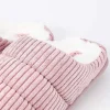 Cherish Accessories Velour Ribbed Mule Slipper In Pink*Women Nightwear