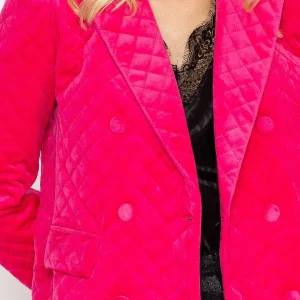 Rowen Avenue Velvet Blazer In Fuchsia*Women Blazers