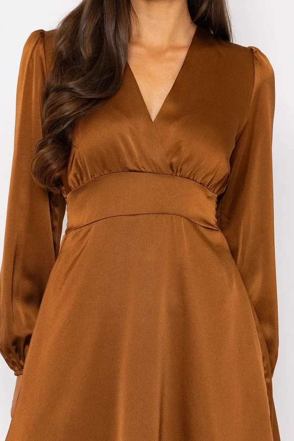 Pala D'oro Veronica Midi Dress In Copper* Sale Dresses