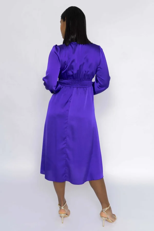 Pala D'oro Veronica Midi Dress In Purple*Women Dresses & Jumpsuits