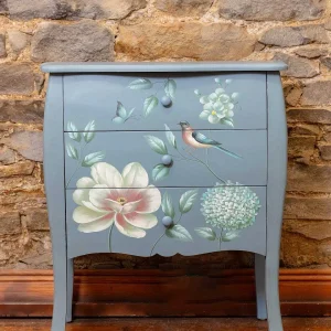 Carraig Donn HOME Vienna Navy Floral 3 Drawer Chest* Homeware