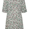 Simple Wish Viscose Dress In Green Print*Women Dresses & Jumpsuits