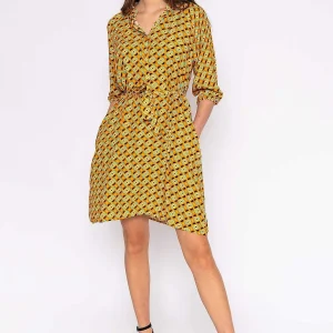 Rowen Avenue Viscose Dress In Orange Print*Women Dresses & Jumpsuits