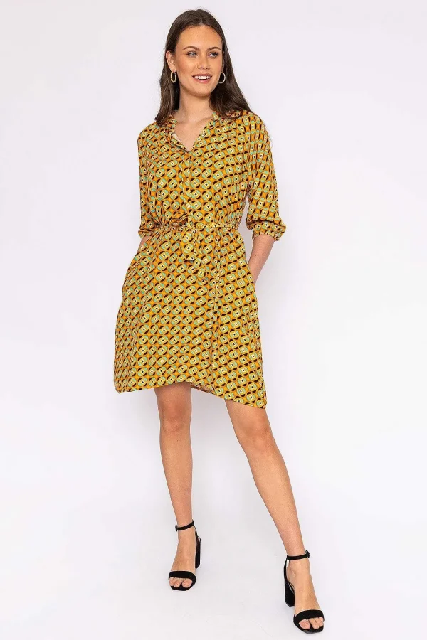 Rowen Avenue Viscose Dress In Orange Print*Women Dresses & Jumpsuits
