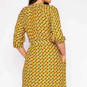 Rowen Avenue Viscose Dress In Orange Print*Women Dresses & Jumpsuits