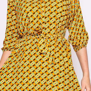 Rowen Avenue Viscose Dress In Orange Print*Women Dresses & Jumpsuits