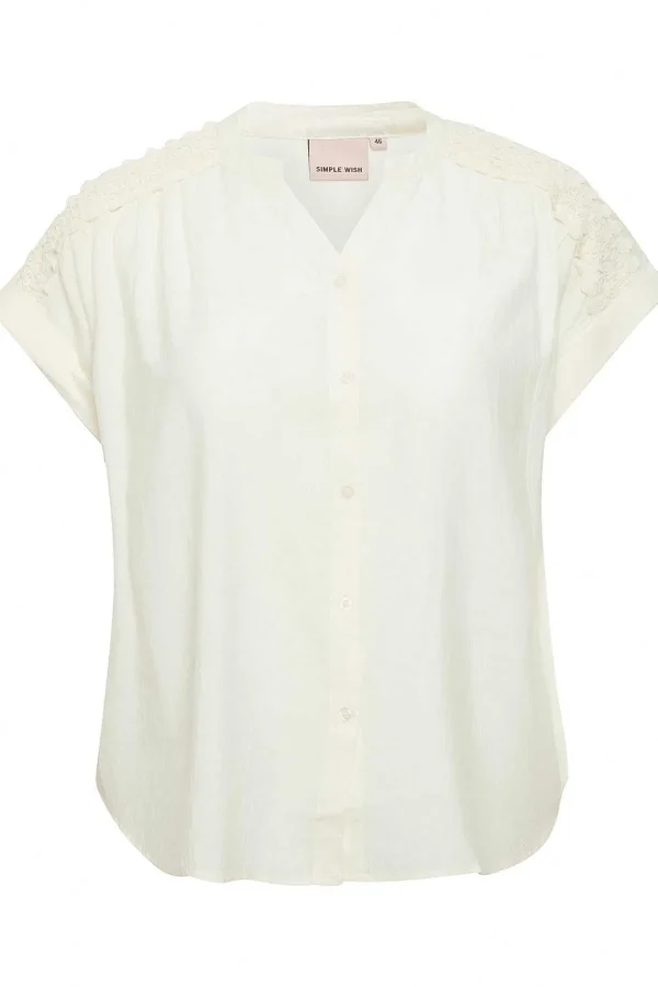 Simple Wish Viscose Short Sleeved Top*Women Tops & Blouses