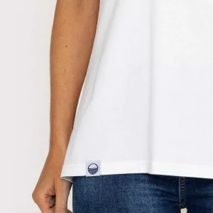 West Quay V-Neck T-Shirt In White*Women Tops & Blouses