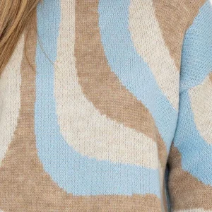 Pala D'oro Wave Knit In Multi Print*Women Jumpers & Cardigans