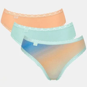 Sloggi Weekend Brief 3 Pack In Blue*Women Lingerie