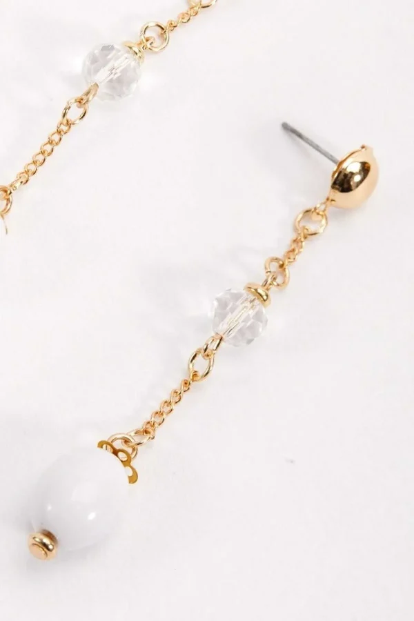 Soul Jewellery White Beaded Drop Earrings* Earrings