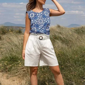 Rowen Avenue White High Waist Shorts*Women Skirts & Shorts