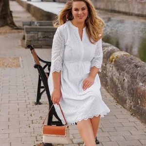 Ulla Popken White Lace Dress*Women Dresses & Jumpsuits