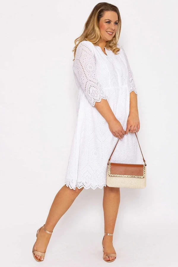 Ulla Popken White Lace Dress*Women Dresses & Jumpsuits