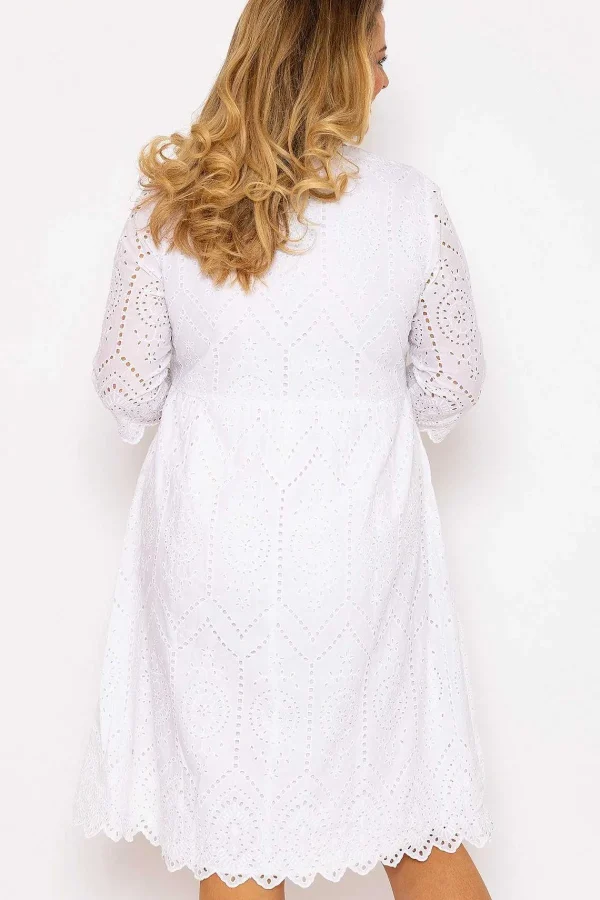 Ulla Popken White Lace Dress*Women Dresses & Jumpsuits