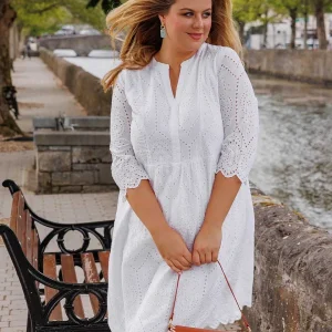 Ulla Popken White Lace Dress*Women Dresses & Jumpsuits