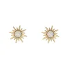 Knight & Day White Opal Crystal Sunshine Earrings*Women As Seen On Social