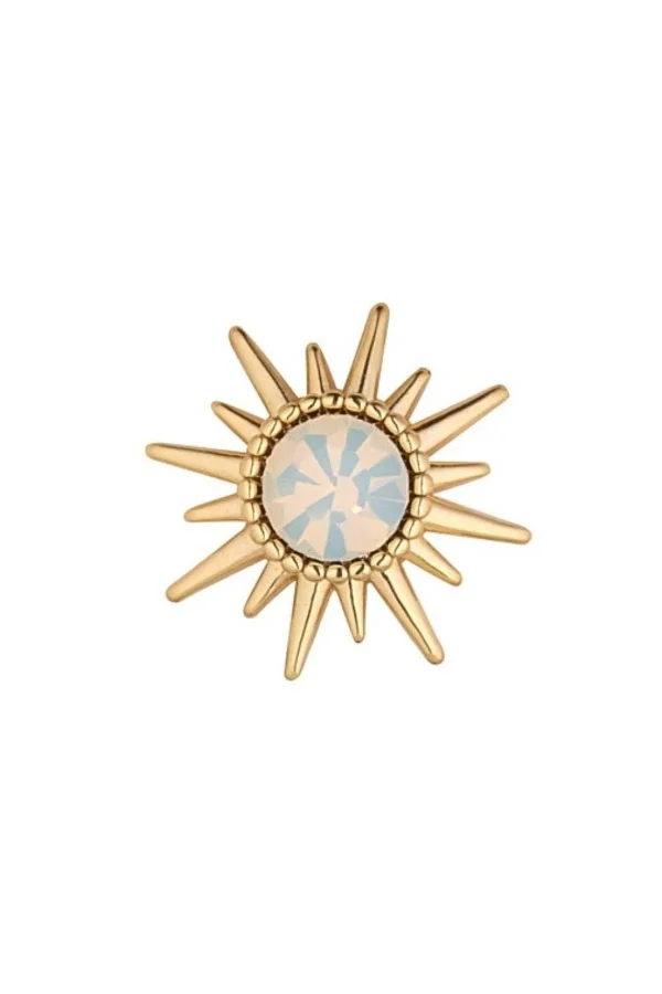 Knight & Day White Opal Crystal Sunshine Earrings*Women As Seen On Social