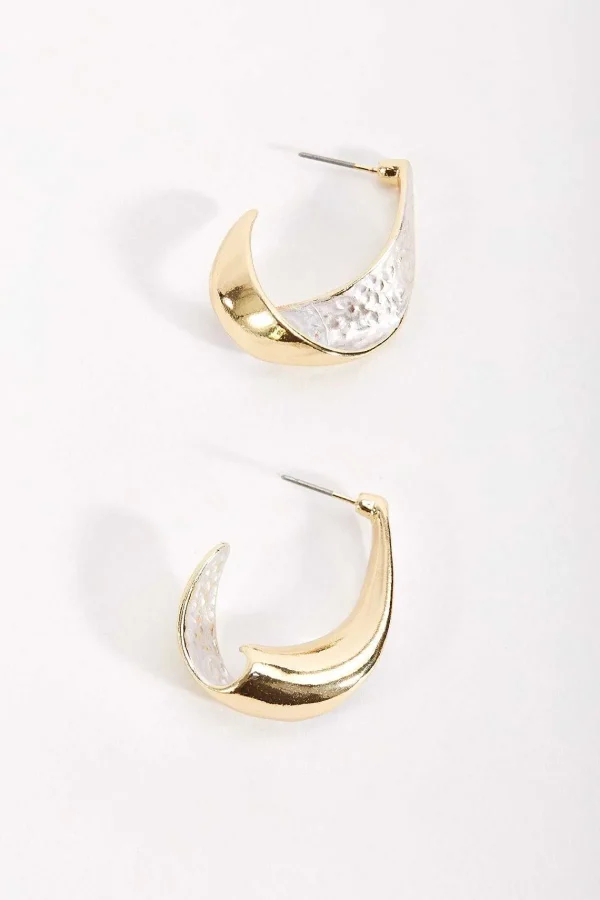 Joularie White Spiral Hoop Earrings* Boxed Gifts