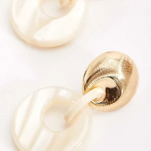 Soul Jewellery White Tortoise Drop Link Earrings* Earrings