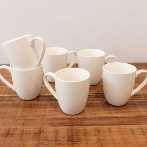 Newbridge Silverware Whiteware 6 Piece Mug Set* Homeware