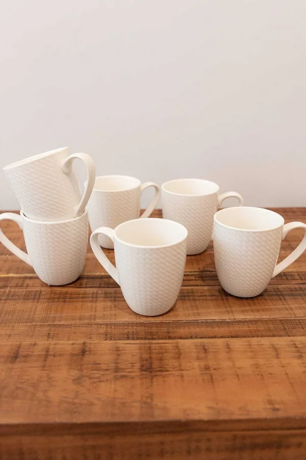 Newbridge Silverware Whiteware 6 Piece Mug Set* Homeware