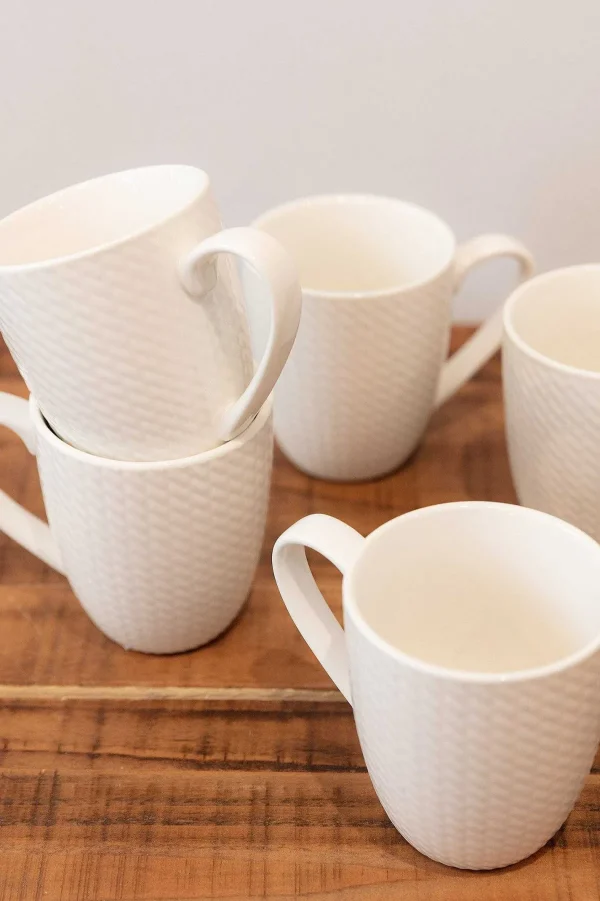 Newbridge Silverware Whiteware 6 Piece Mug Set* Homeware