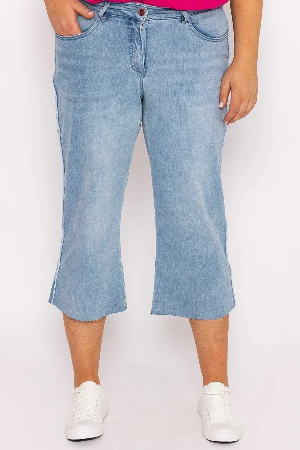 Ulla Popken Wide Leg Culotte Jeans In Denim*Women Jeans & Trousers