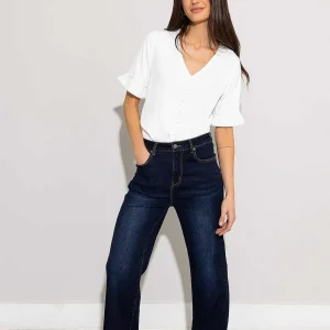 Kelly & Grace Weekend Wide Leg Denim Jeans In Indigo*Women Jeans & Trousers