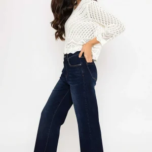 Kelly & Grace Weekend Wide Leg Denim Jeans In Indigo*Women Jeans & Trousers