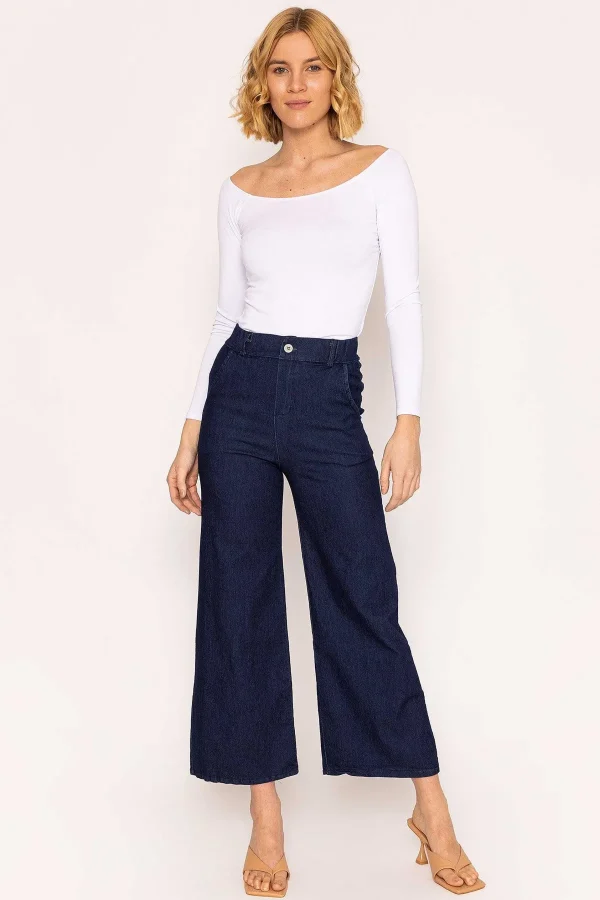 Pala D'oro Wide Leg Jeans In Denim*Women Jeans & Trousers