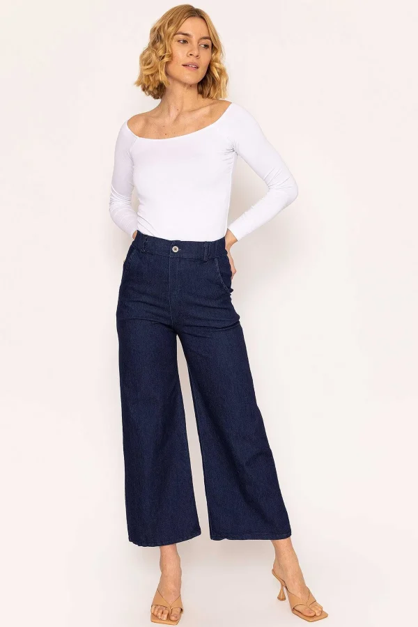 Pala D'oro Wide Leg Jeans In Denim*Women Jeans & Trousers