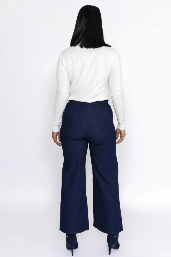 Pala D'oro Wide Leg Jeans In Denim*Women Jeans & Trousers